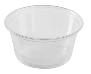 Porttion Cups PP 4-3.25 OZ CLEAR (25/100CT)